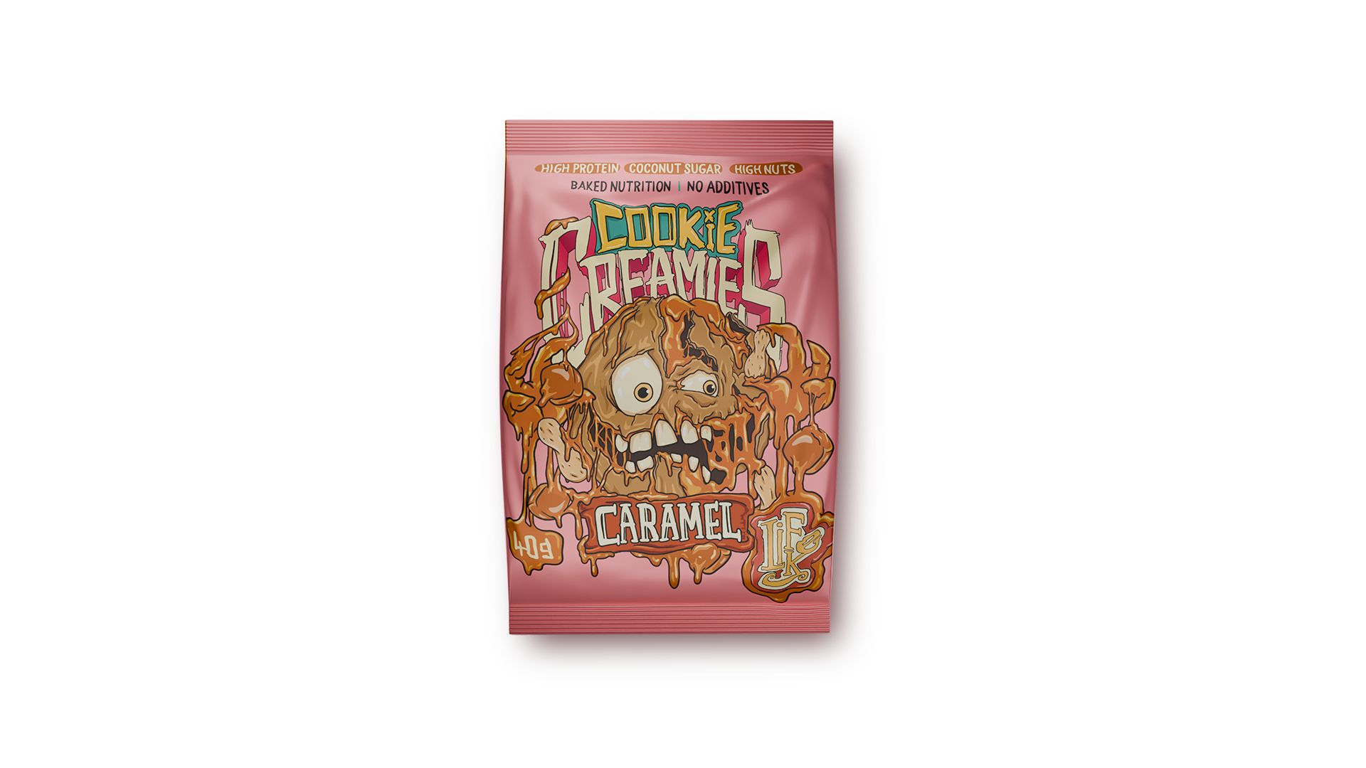 LIFELIKE Cookies Creamies caramel 1 x 40 g