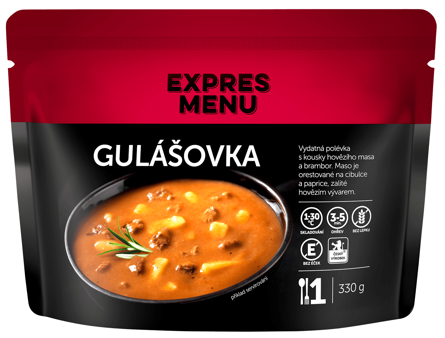 Fotografie EXPRES MENU Gulášovka 330 g
