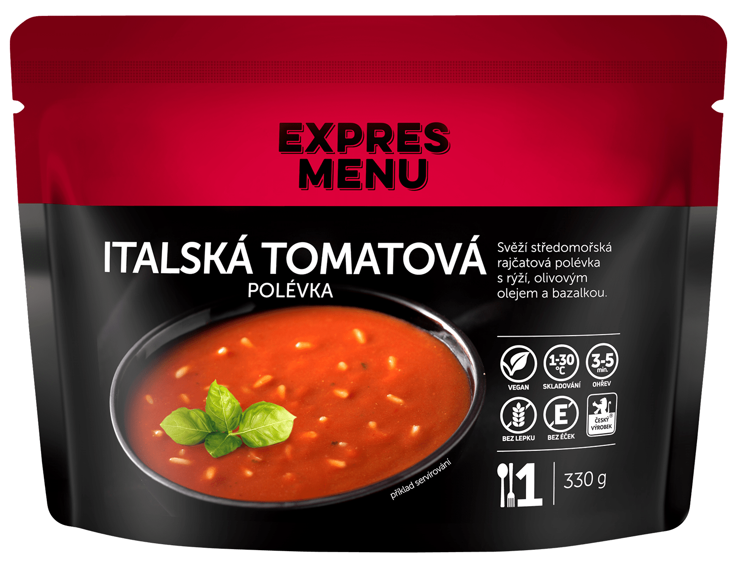 Fotografie EXPRES MENU Italská tomatová polévka 330 g