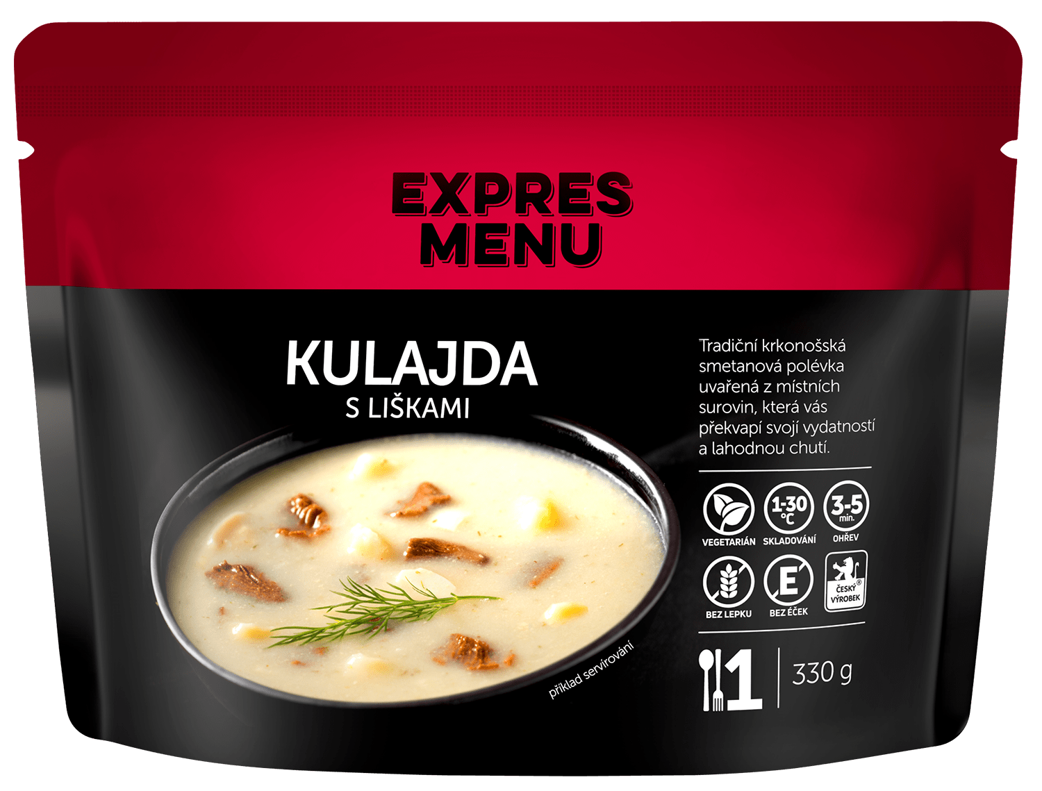 Fotografie EXPRES MENU Kulajda s liškami 330 g