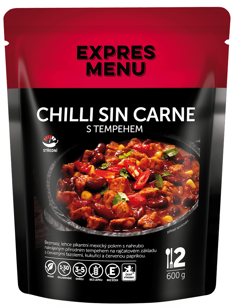Fotografie EXPRES MENU Chilli sin carne 2 porce 600 g
