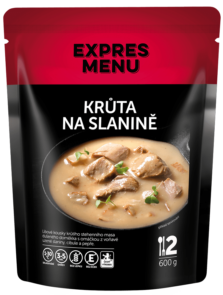 EXPRES MENU Krůta na slanině 2 porce 600 g