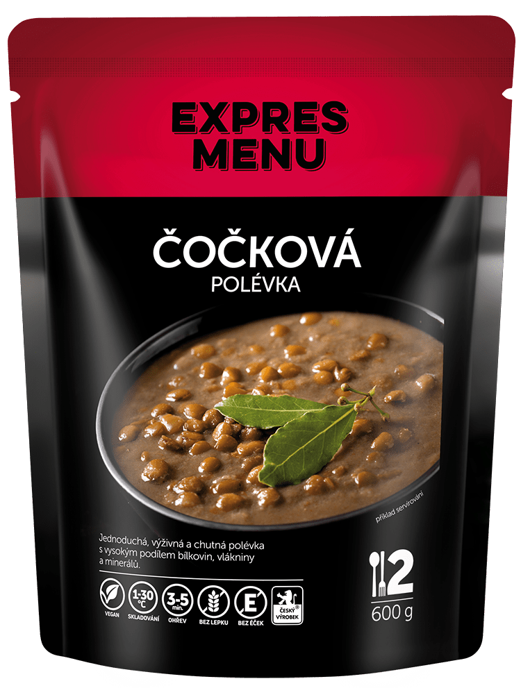 Fotografie EXPRES MENU Čočková polévka 2 porce 600 g