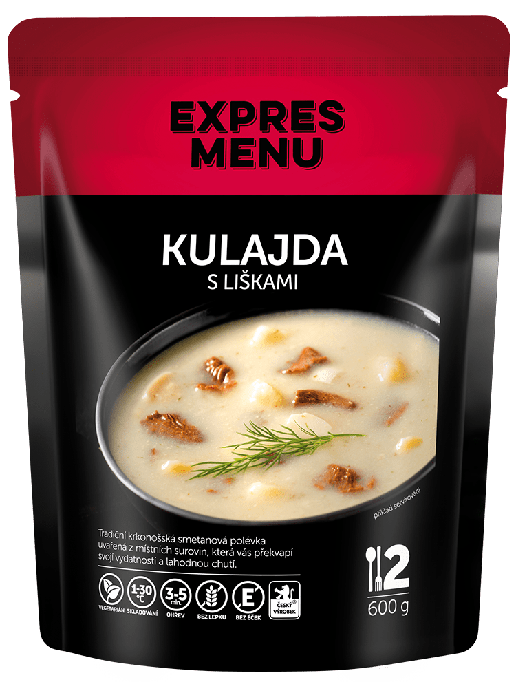EXPRES MENU Kulajda s liškami 2 porce 600 g