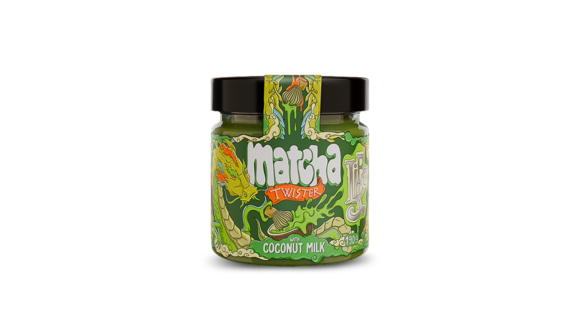 LIFELIKE Twister matcha kokosové mléko 190g 1 x 190 g