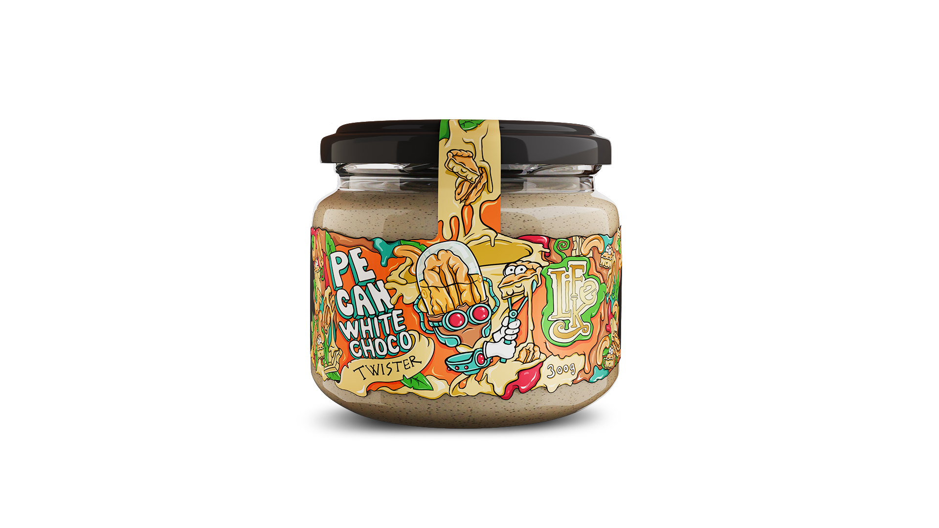 LIFELIKE Twister pecan white choco 1 x 300 g