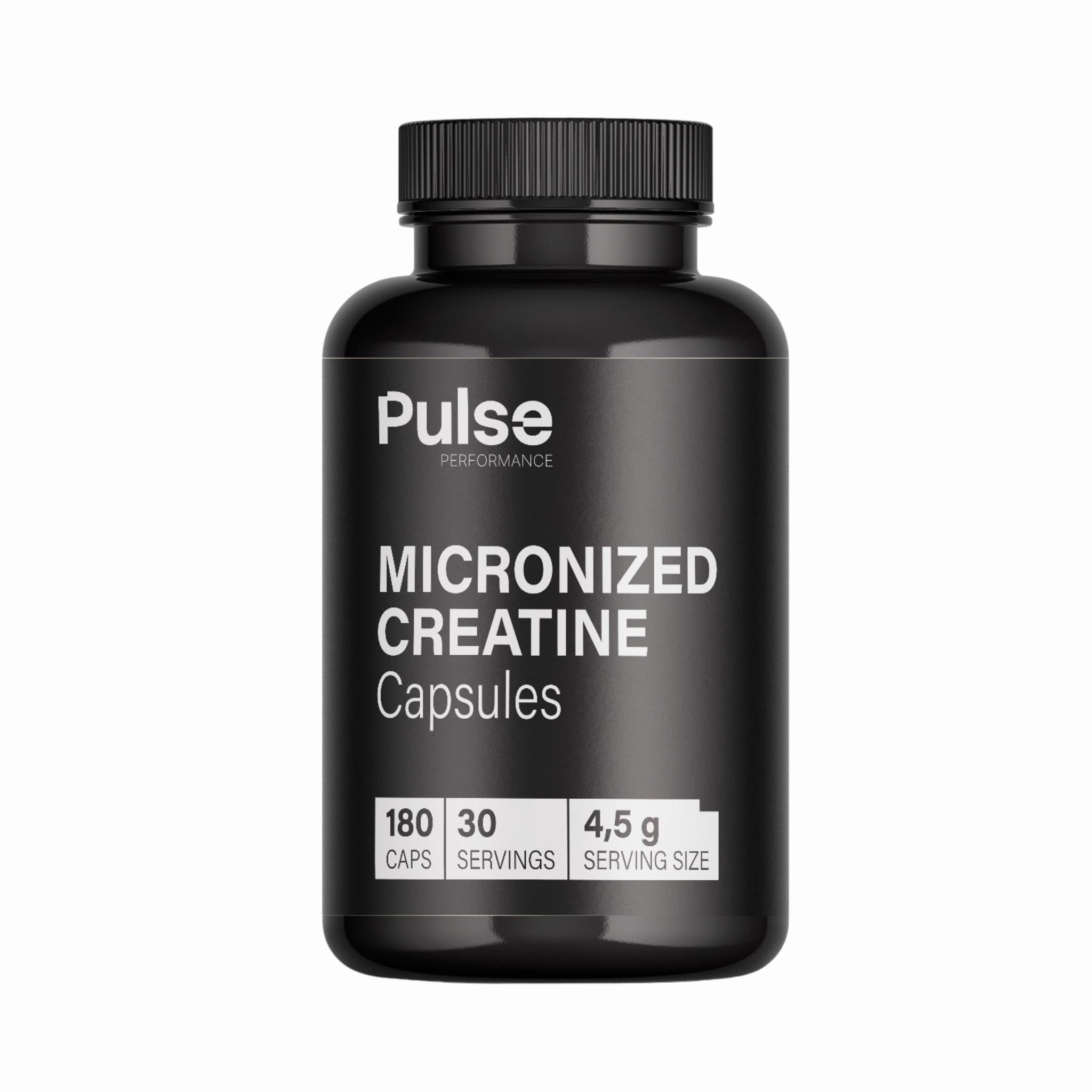 PULSE PERFORMANCE Micronized Creatine 180 kapslí