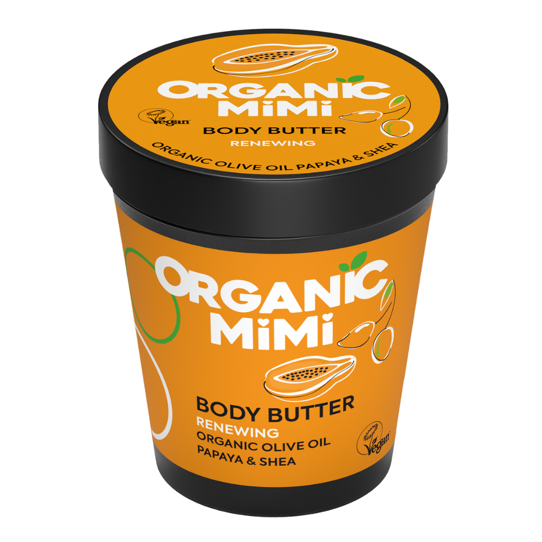 ORGANIC MIMI Olive & Papaya Renewing obnovující máslo na tělo 200 ml