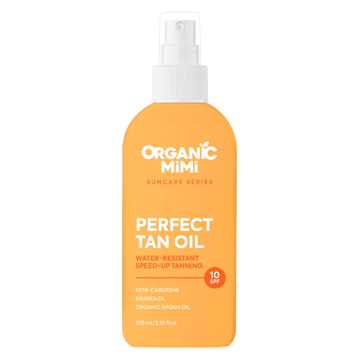 ORGANIC MIMI SUN Olej ve spreji pro intenzivní a rychlé opálení SPF10, 100 ml