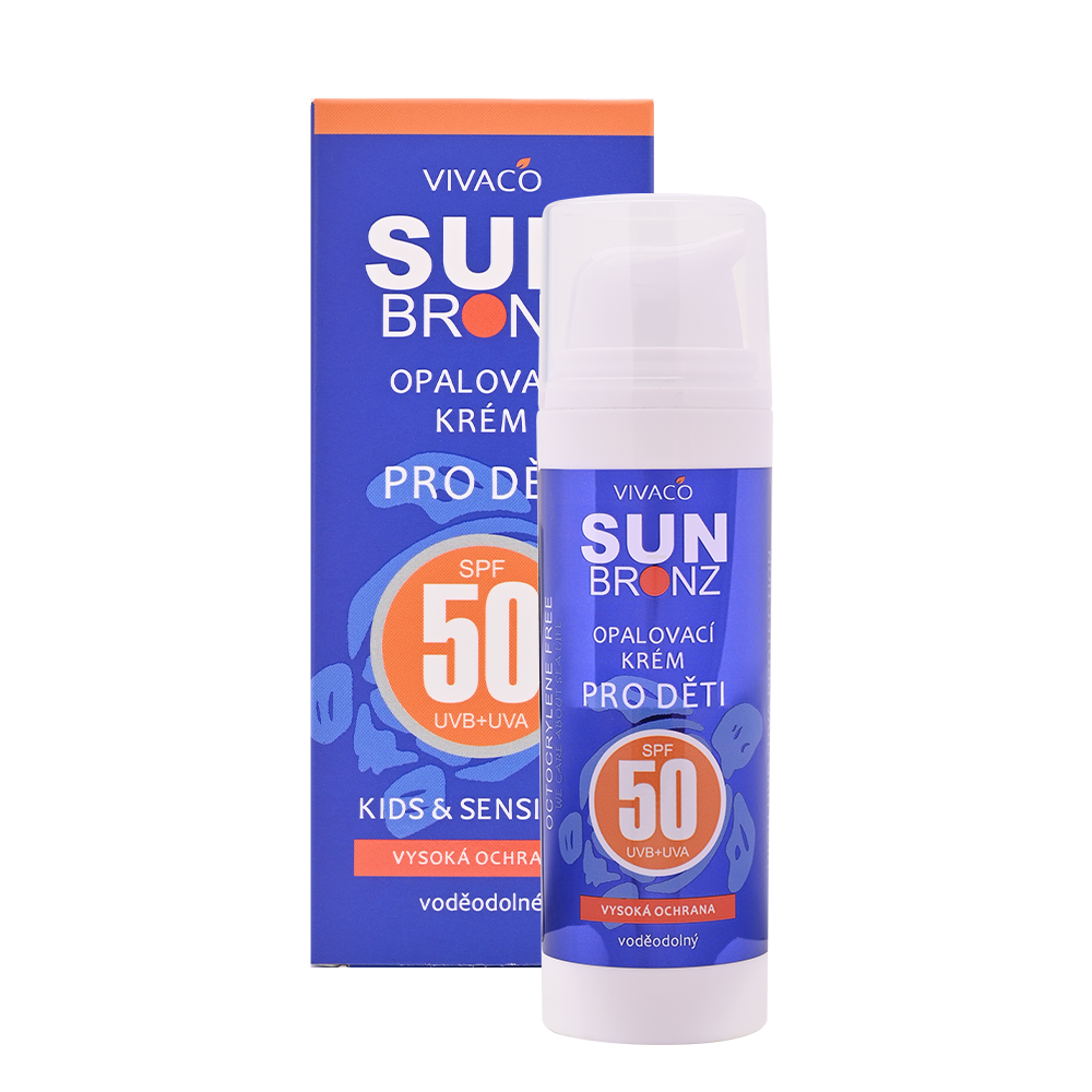 VIVACO Sun bronz Opalovací krém SPF 50 KIDS 50 ml