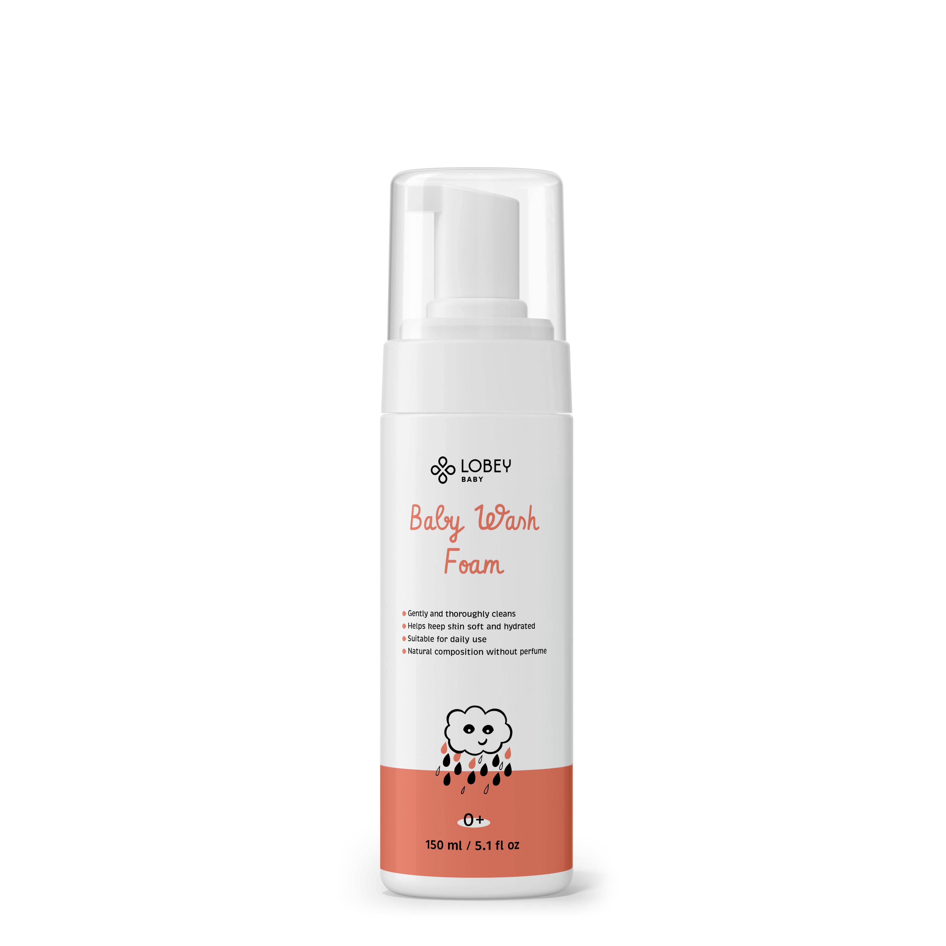 LOBEY Mycí pěna pro miminka 150 ml