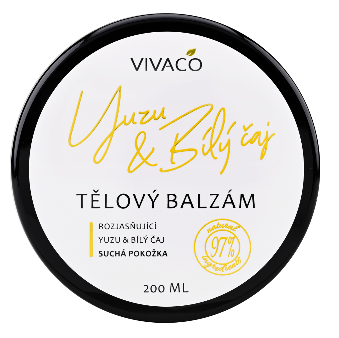 VIVACO Yuzu a Bílý čaj Přírodní tělový balzám 200 ml
