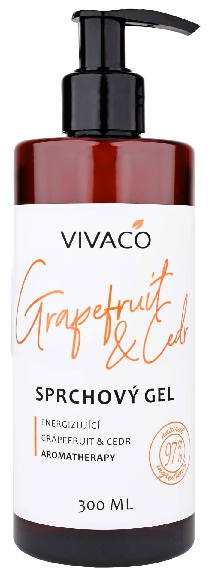 VIVACO Grapefruit a Cedr Přírodní sprchový gel 300 ml