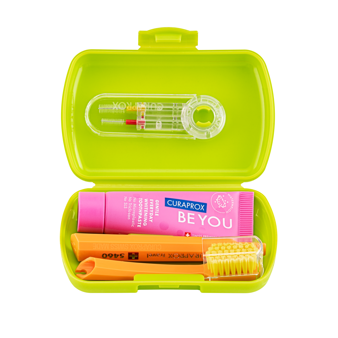 CURAPROX Travel set zelený NEW