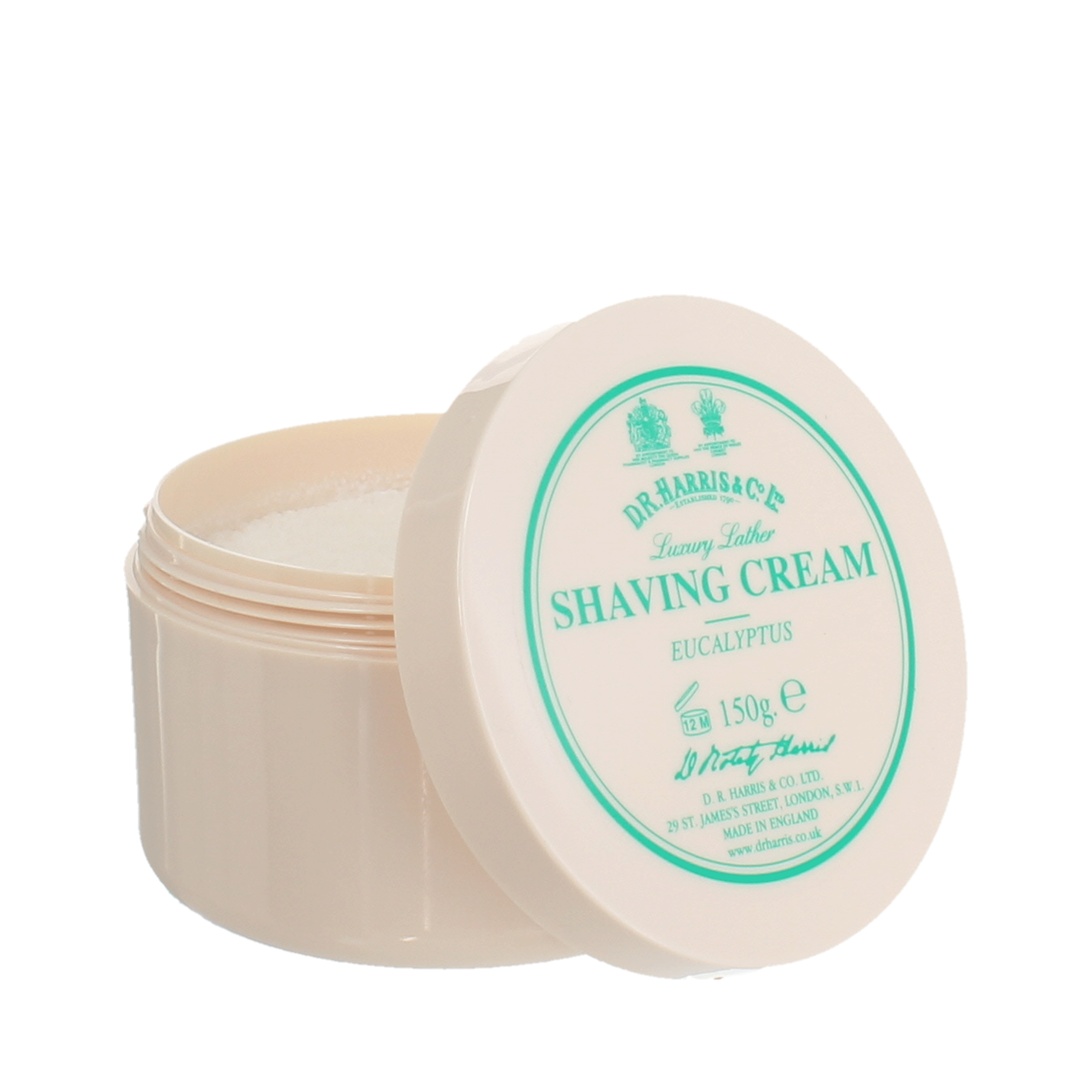 Fotografie D.R. HARRIS Eucalyptus Shaving Cream 150 g