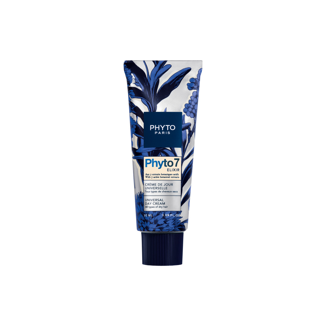 Fotografie PHYTO Phyto7 ELIXIR Univerzální denní krém pro suché vlasy 50 ml
