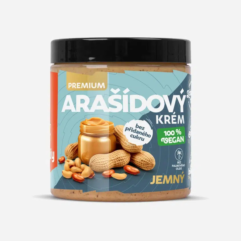 Fotografie GRIZLY Arašídový krém jemný premium 250 g