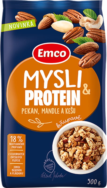 EMCO Mysli proteinové pekan/mandle/kešu 500 g