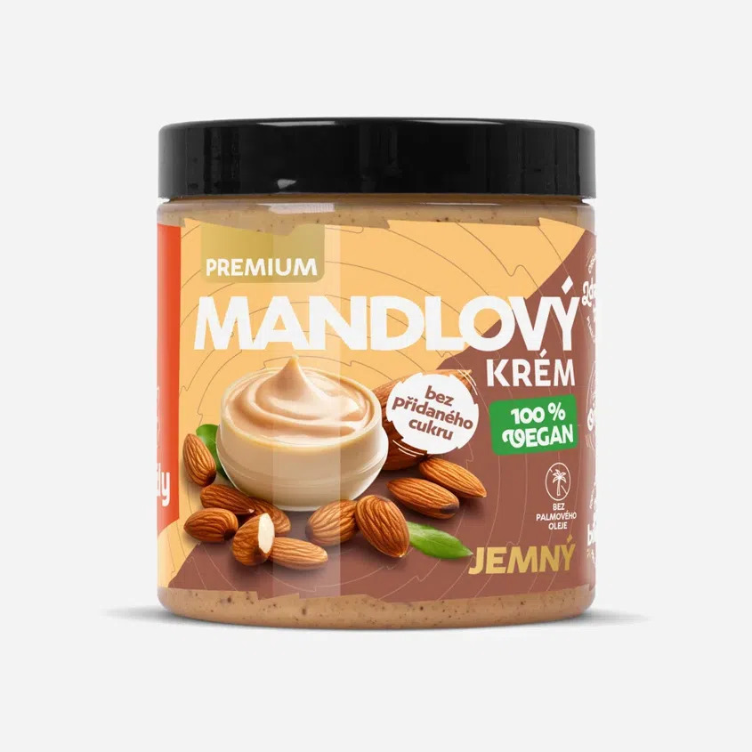 Fotografie GRIZLY Mandlový krém jemný premium 250 g