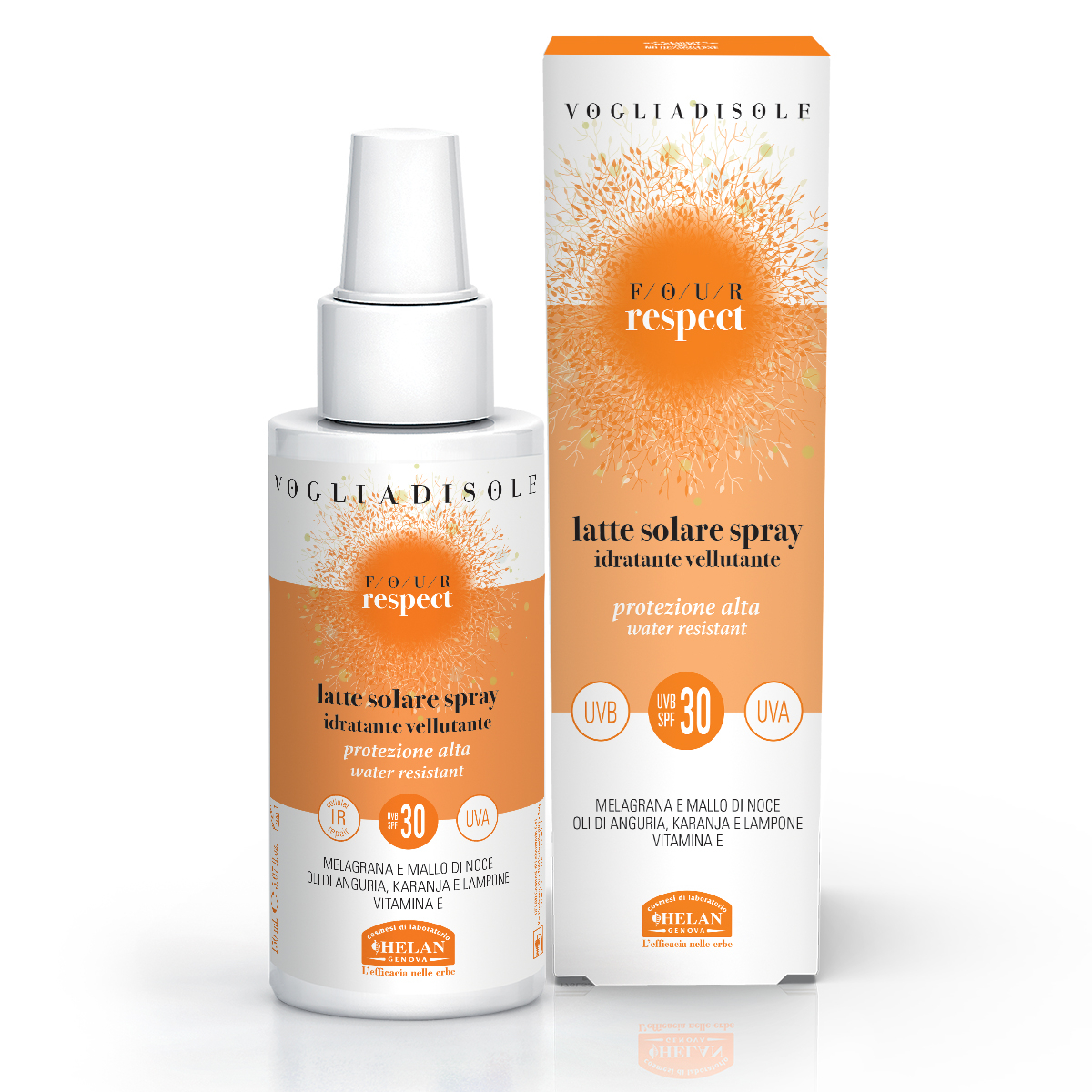 Fotografie HELAN Vogliadisole opalovací sprej SPF30 150 ml