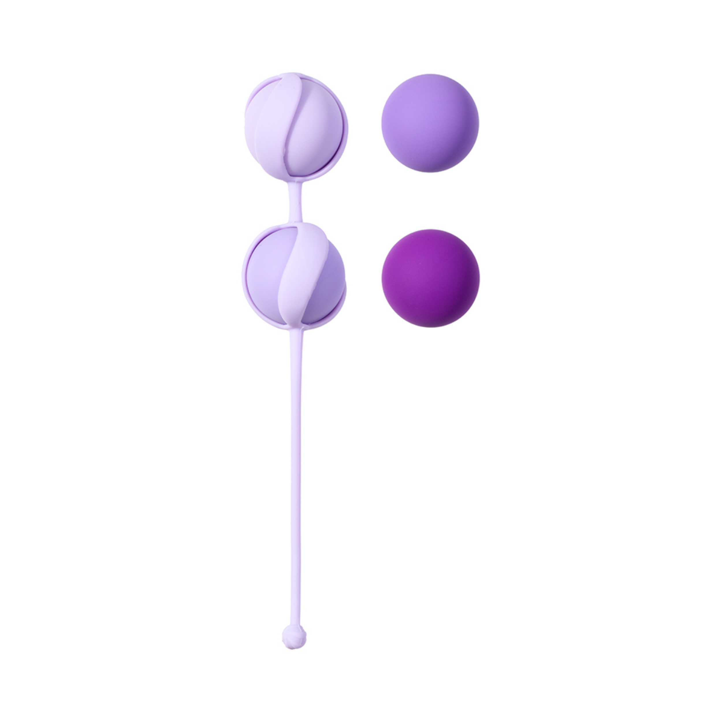 LOLA GAMES Love Story sada vaginálních kuliček Valkyrie Purple 1 x 4 ks
