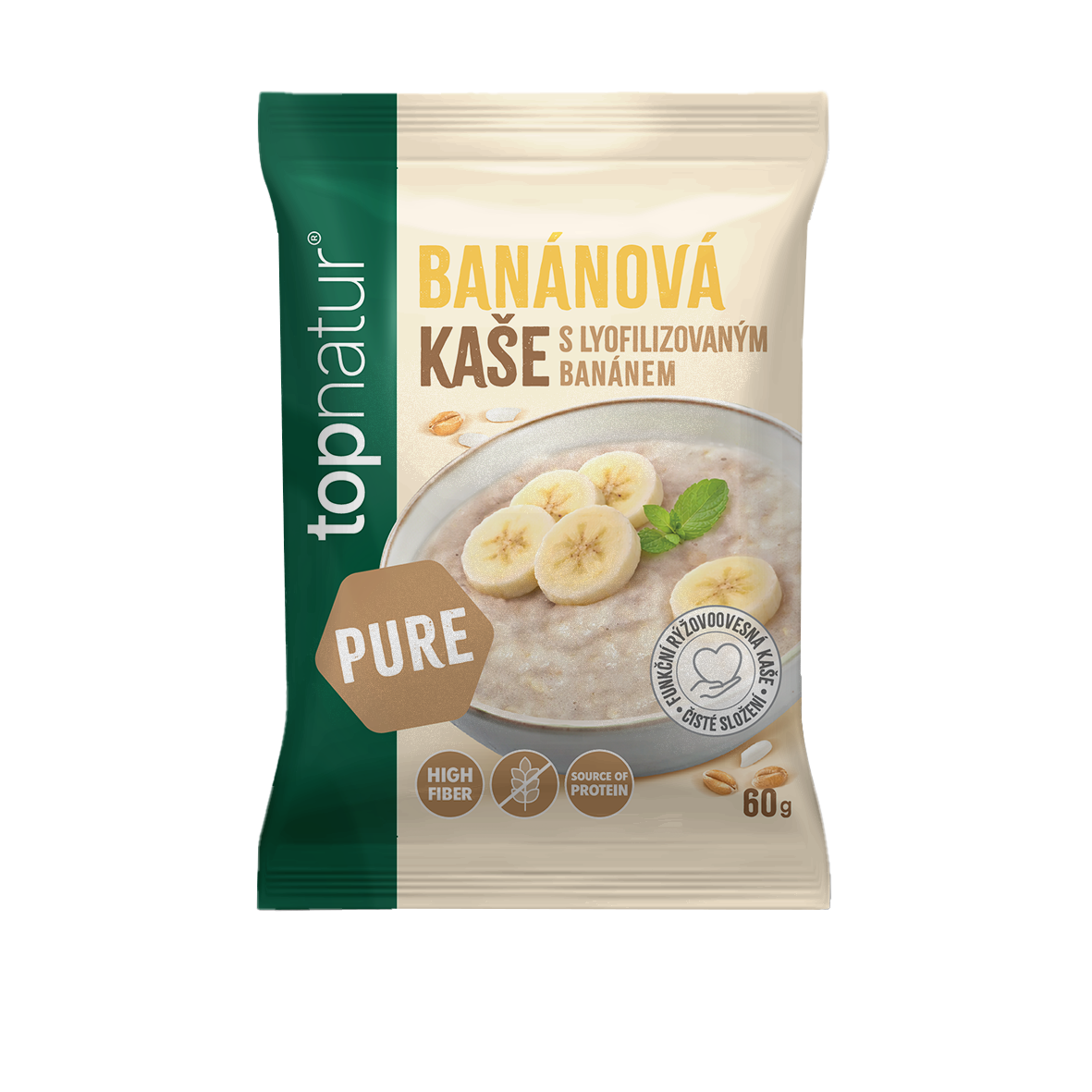 Fotografie TOPNATUR Pure kaše Banán 60 g