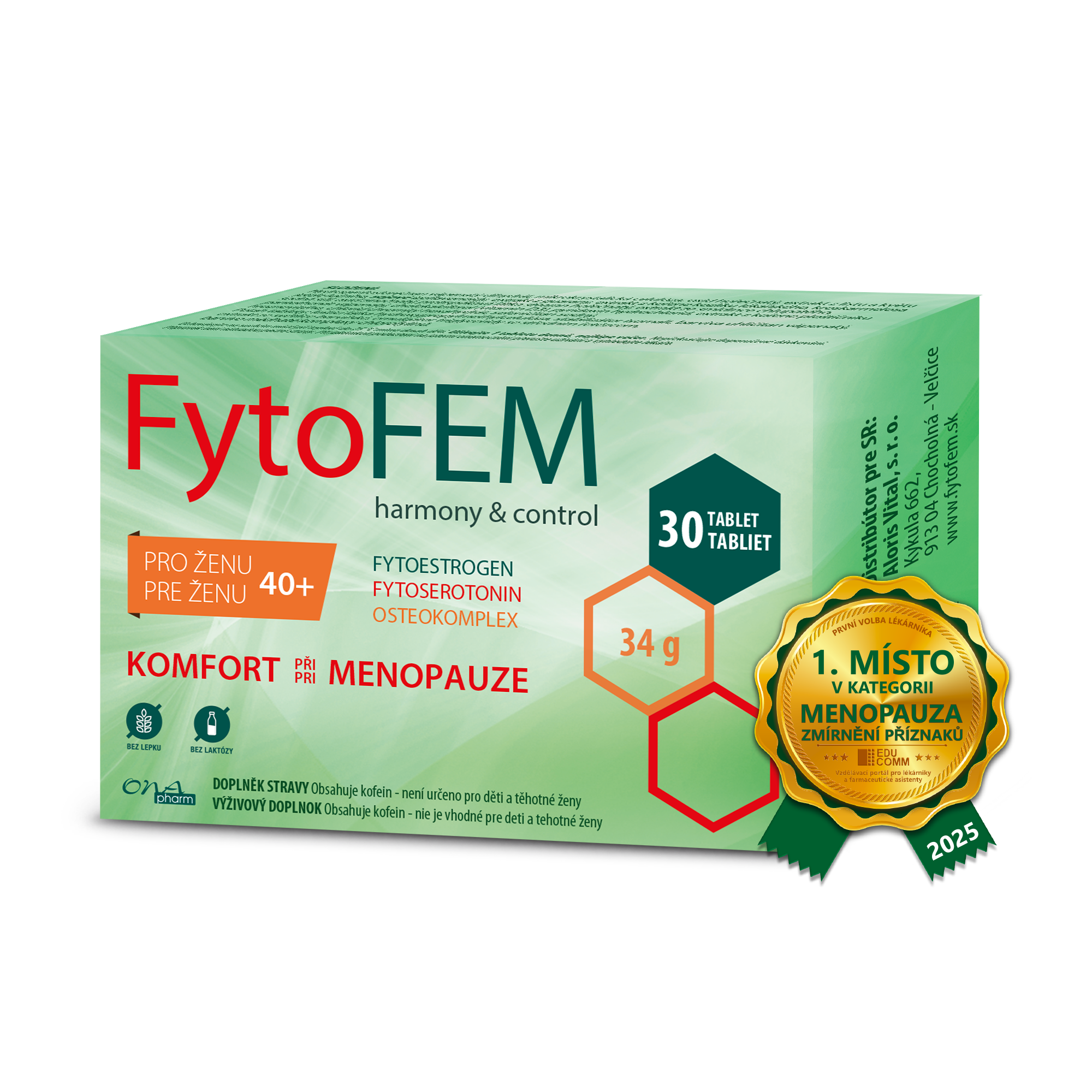 Fotografie FYTOFEM harmony & control 30 tablet