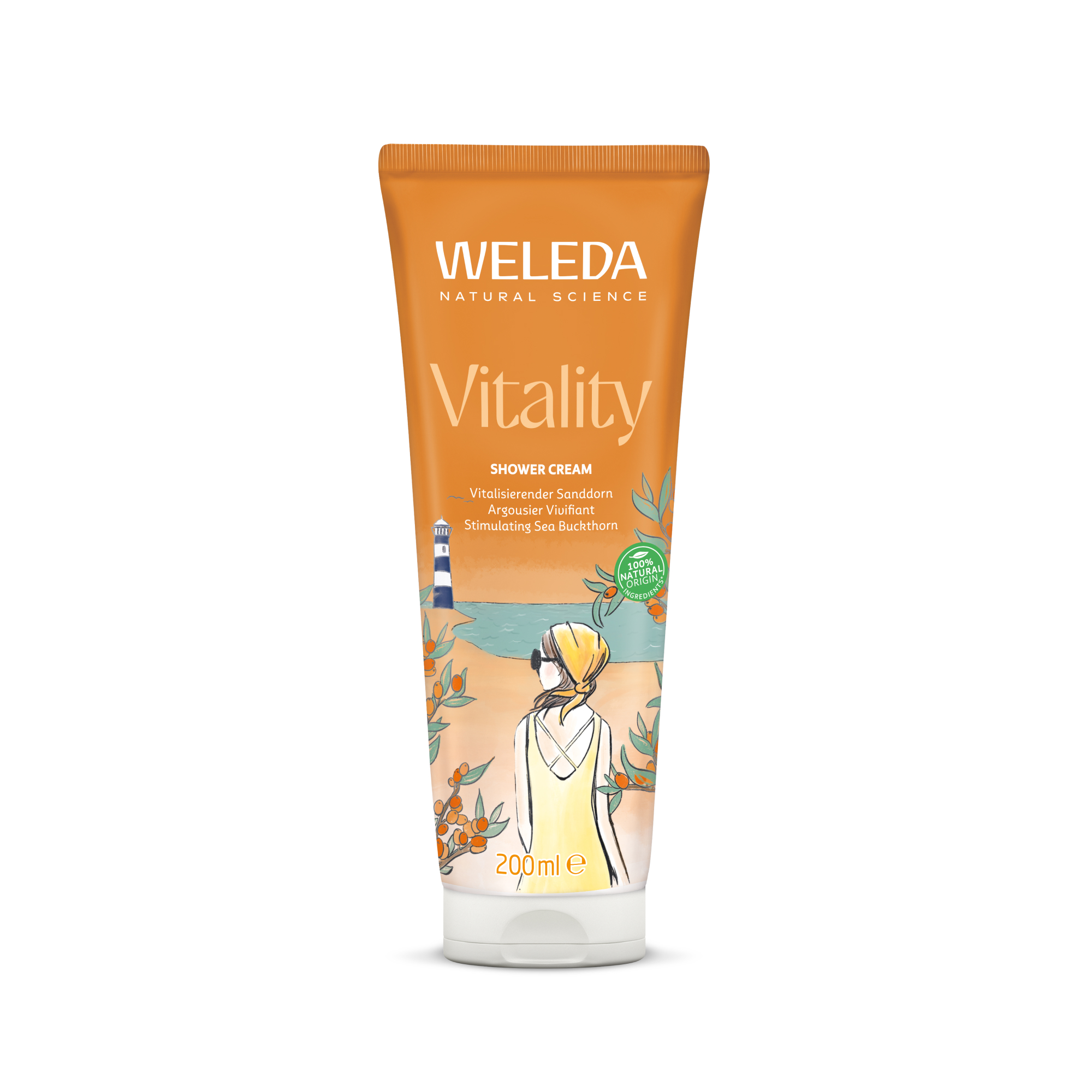 WELEDA VITALITY Rakytníkový sprchový krém 200 ml
