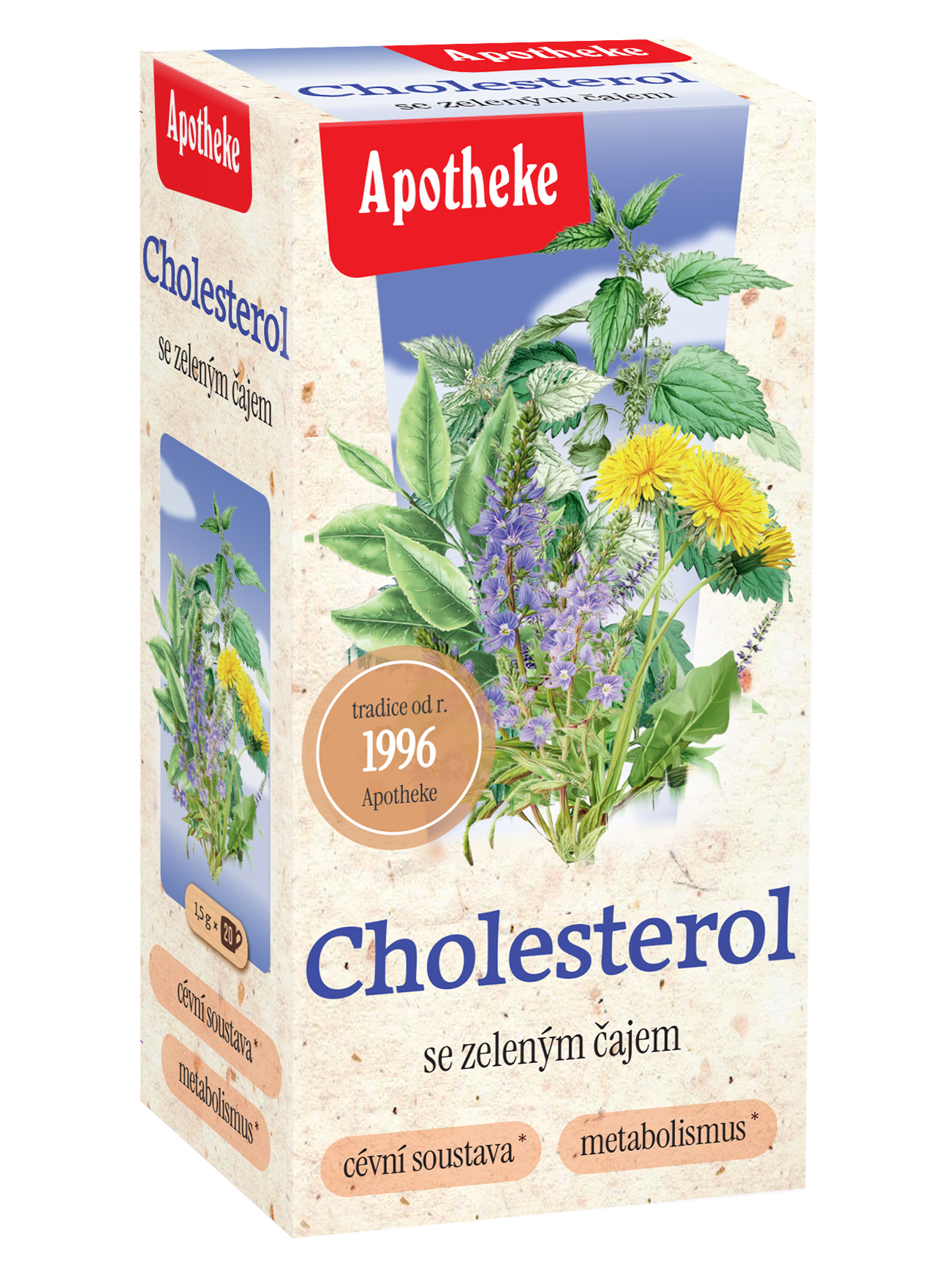 Apotheke Na cholesterol čaj 20 x 15 g