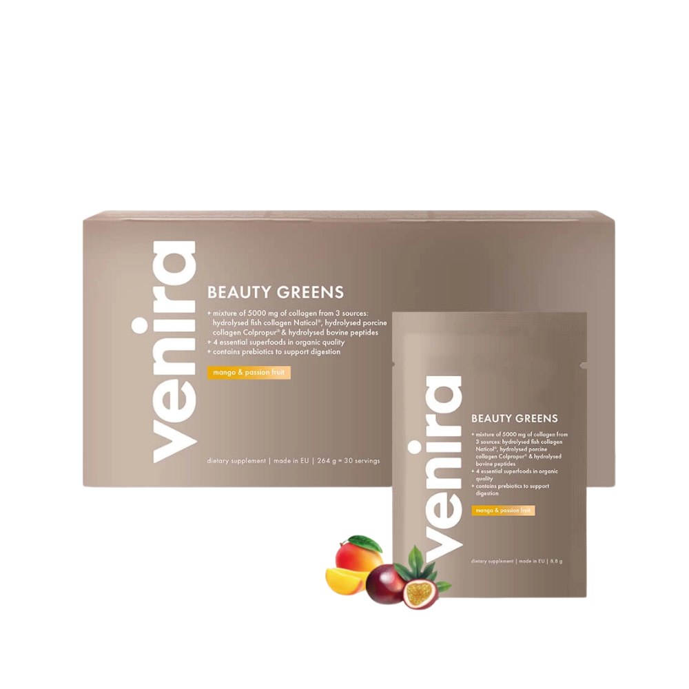 Fotografie VENIRA Beauty Greens mango a maracuja
