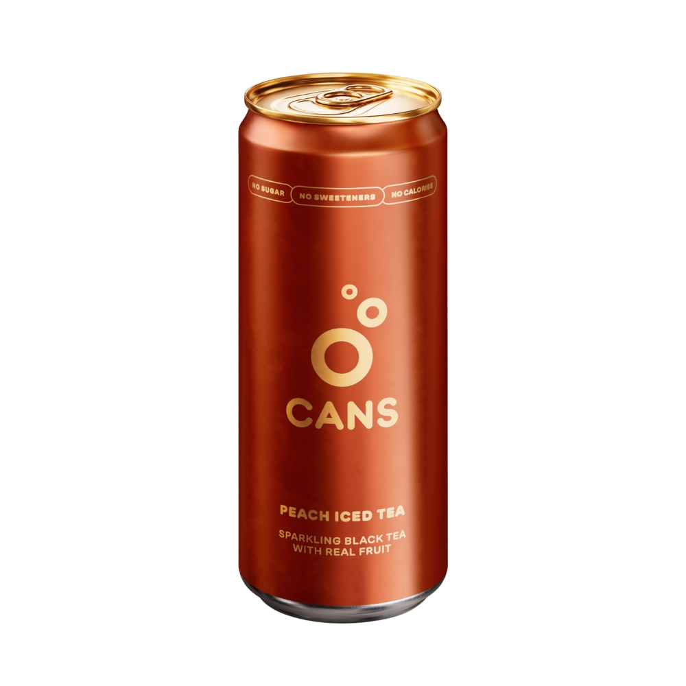Fotografie CANS ledový čaj broskev 330 ml