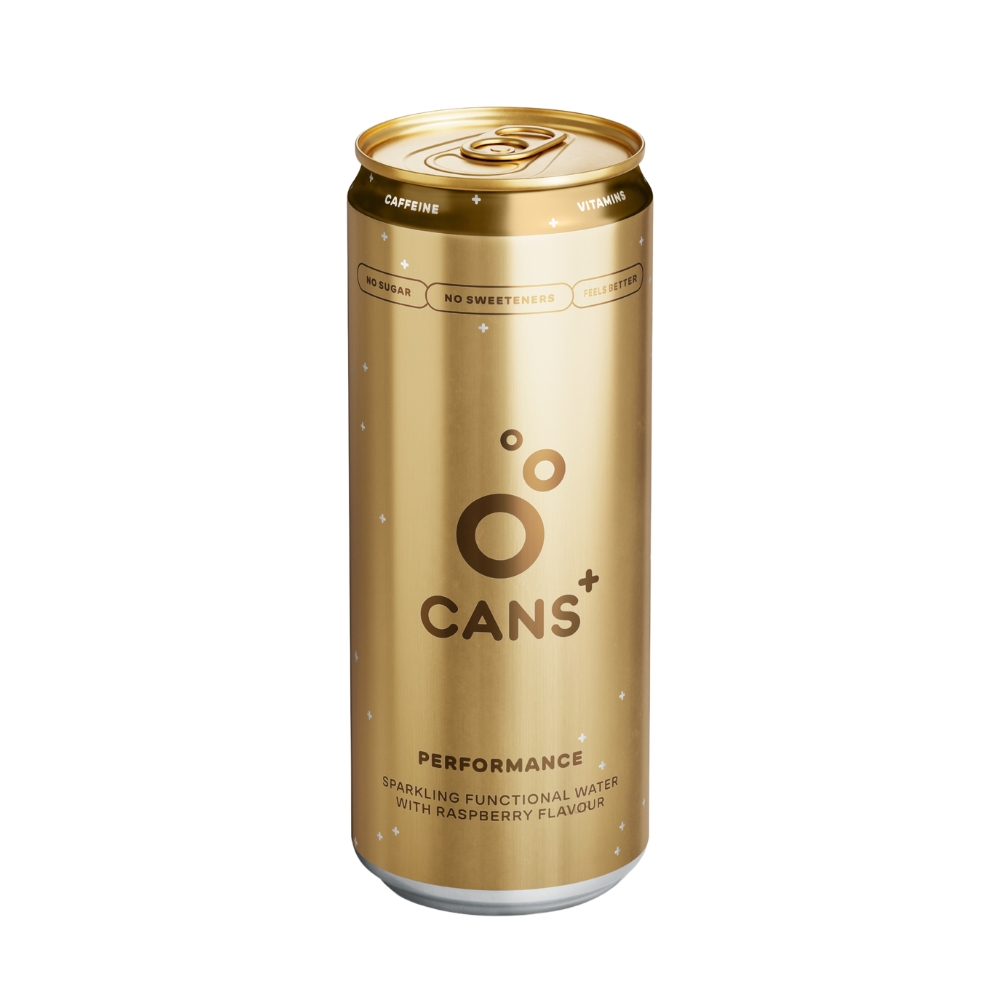 Fotografie CANS funkční perlivá voda PERFORMANCE 330 ml