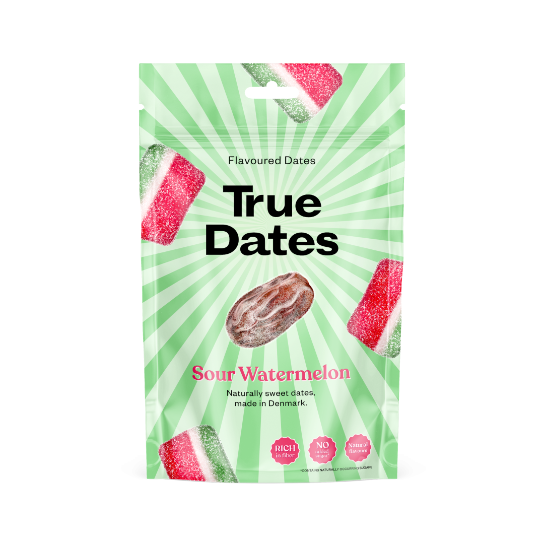 TRUE DATES Datle s příchutí kyselý meloun 100 g