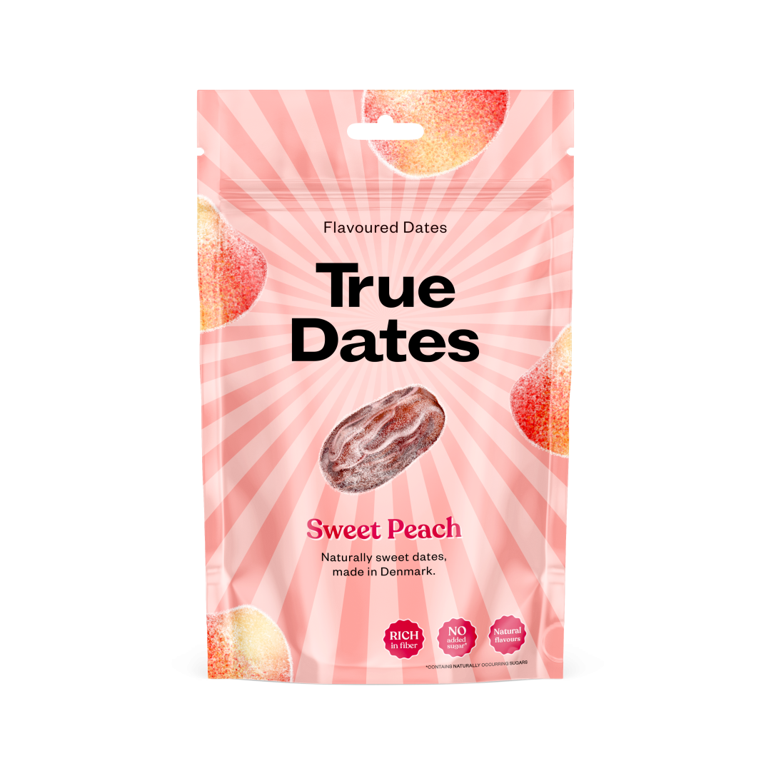 TRUE DATES Datle s příchutí broskve 100 g