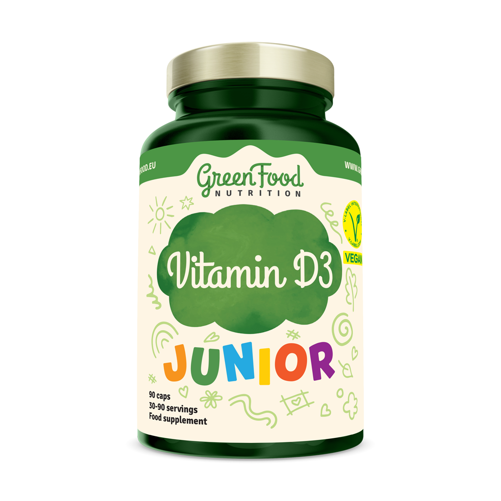 GreenFood Junior Vitamin D3 cps.90
