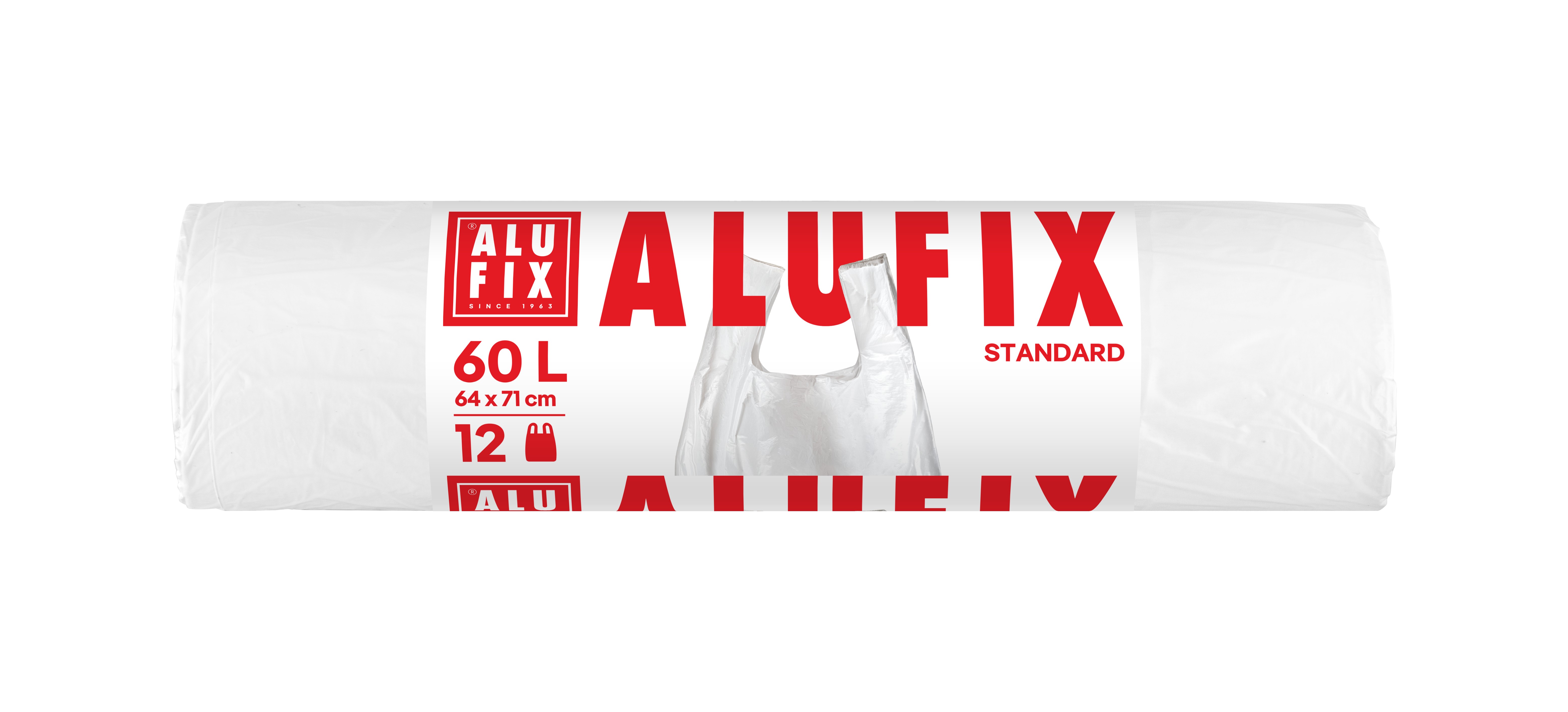 Fotografie ALUFIX Pytle na odpadky s uchy 12 x 60 l