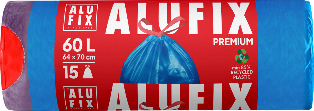 Fotografie ALUFIX Pytle na odpadky zatahovací 15 ks