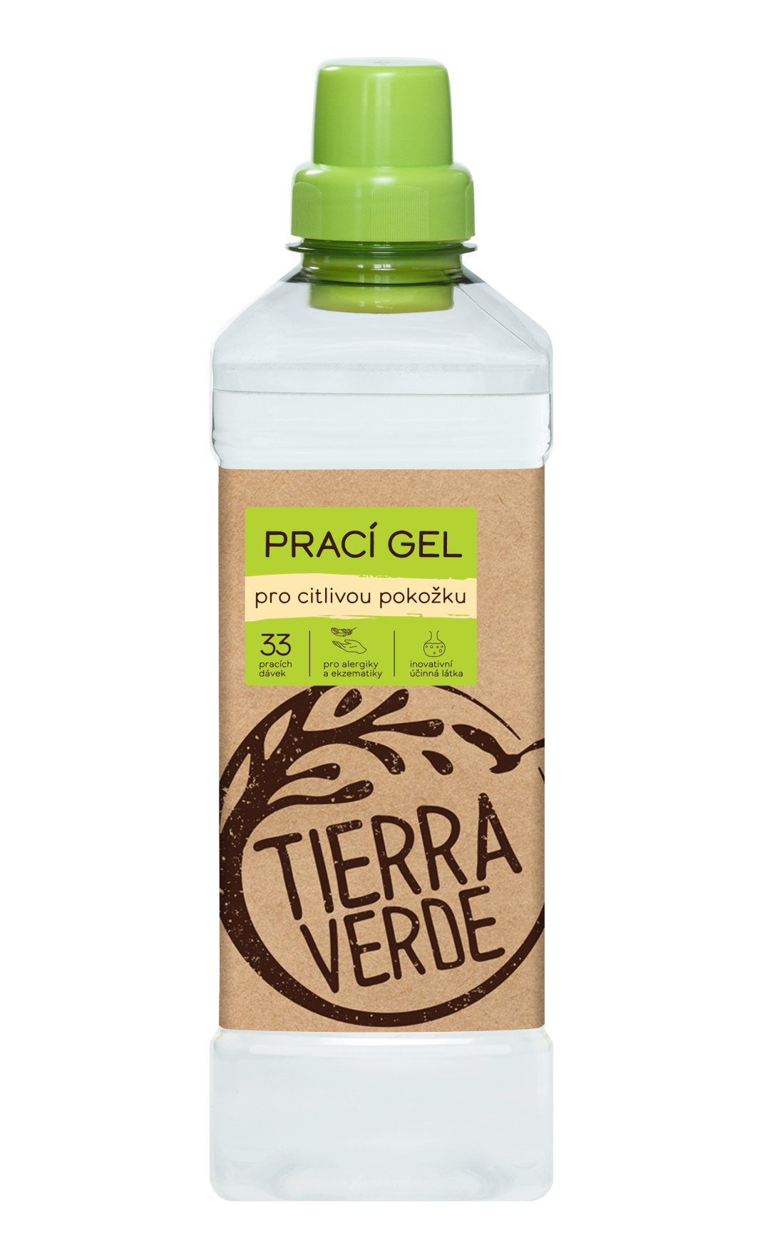 TIERRA VERDE Prací gél pre citlivú pokožku 1 l