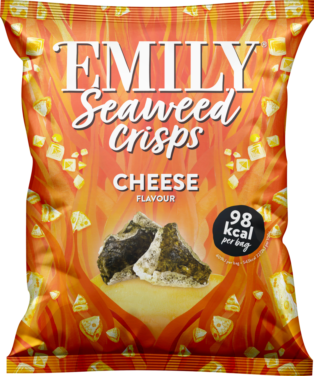 EMILY Křupavé mořské řasy Sýrová příchuť - vegan 18 g