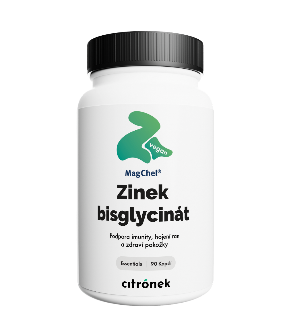 Citronek Zinek bisglycinát MagChel® 90 kapslí