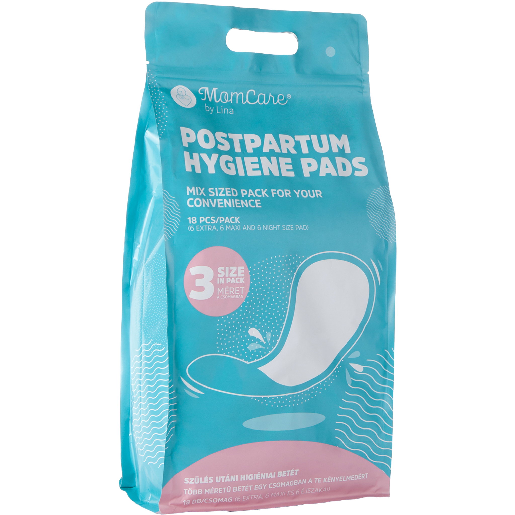 MomCare Popôrodné hygienické vložky 18 ks