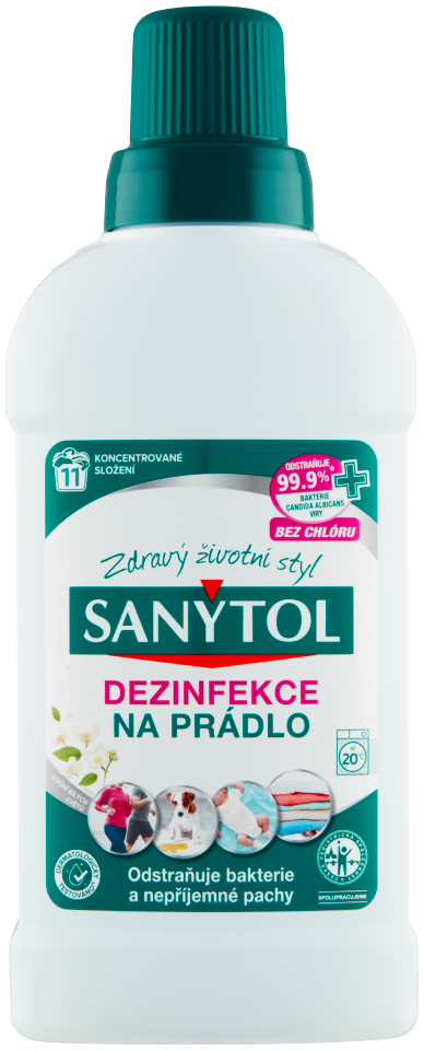 Sanytol Dezinfekcia na bielizeň Biele kvety 500 ml