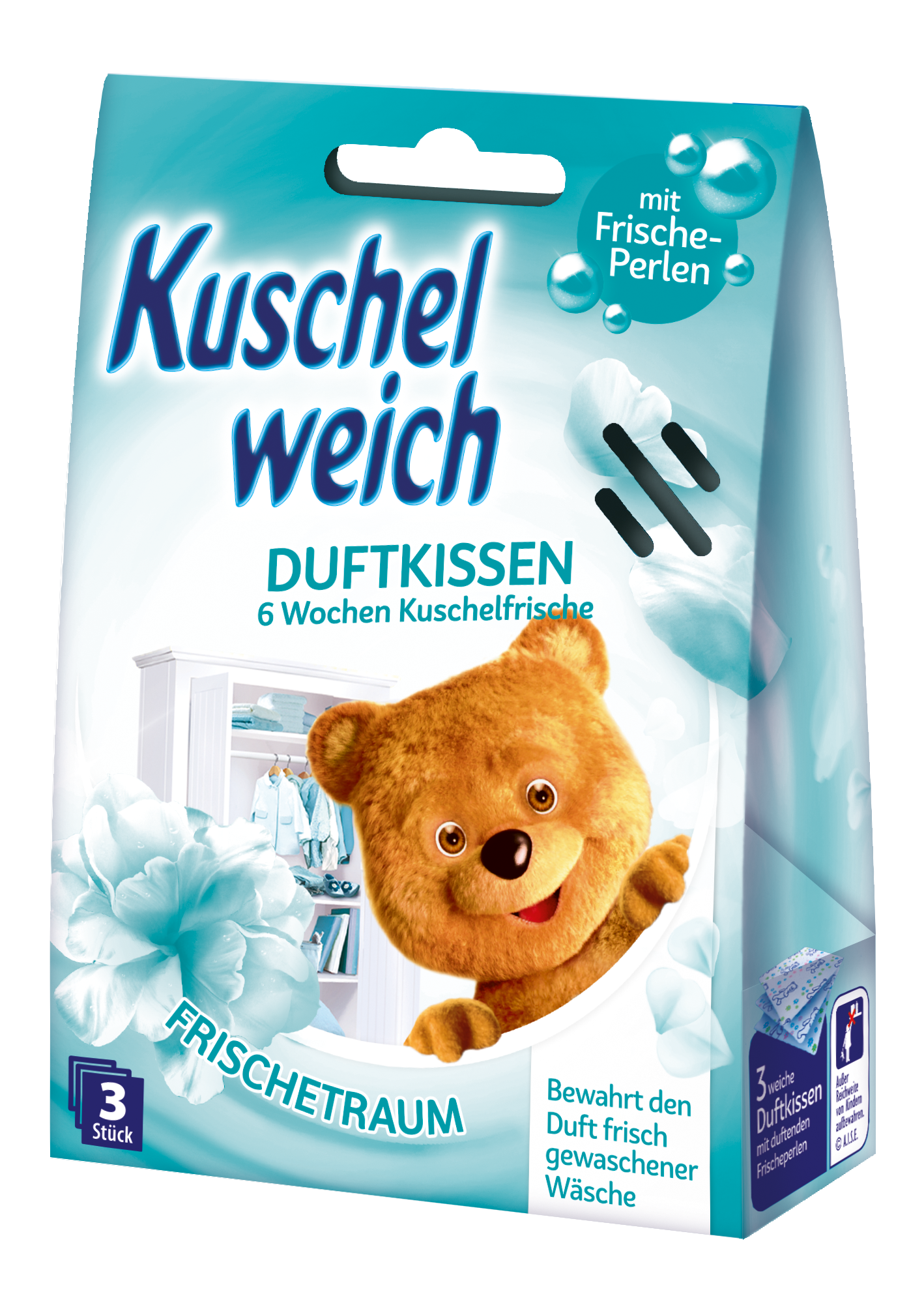 KUSCHELWEICH Vonné sáčky Čerstvý sen - tyrkysové 3 ks