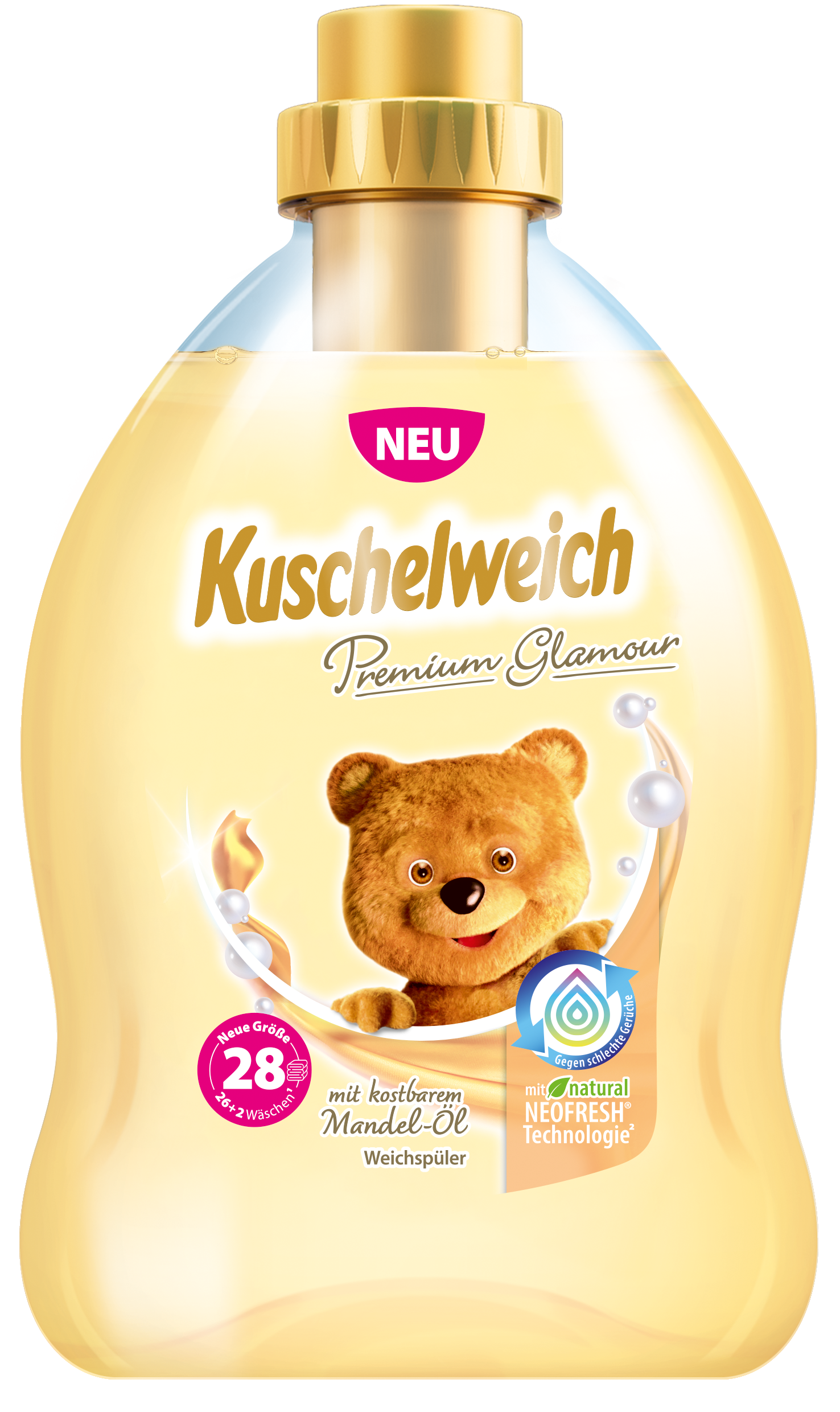 Kuschelweich aviváž Premium Glamour s madlovým olejem 750 ml