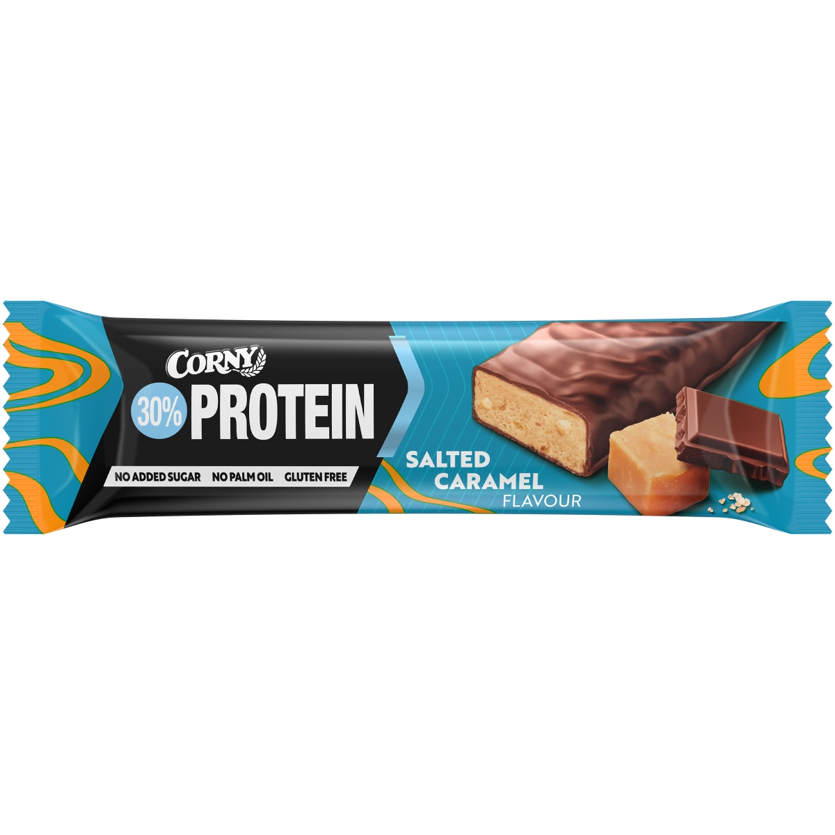 Corny Protein 30 % proteínová tyčinka slaný karamel 50 g