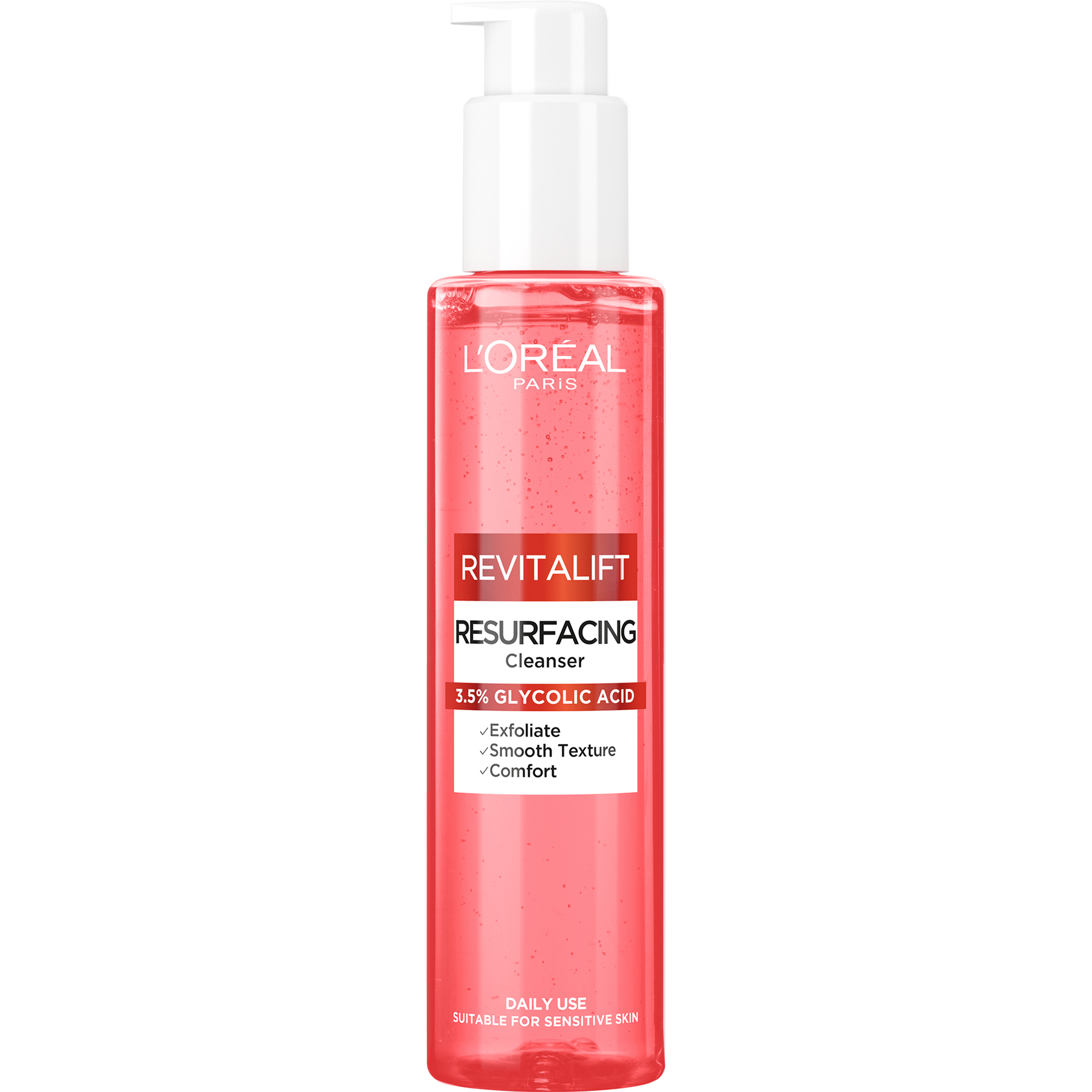 L'ORÉAL PARIS Revitalift Glycolic Exfoliačný čistiaci gél s 3,5 % kyseliny glykolovej 150 ml